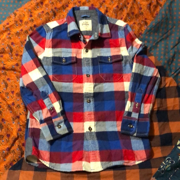 Mini Boden Other - Mini Boden size 7/8 flannel shirt- EUC